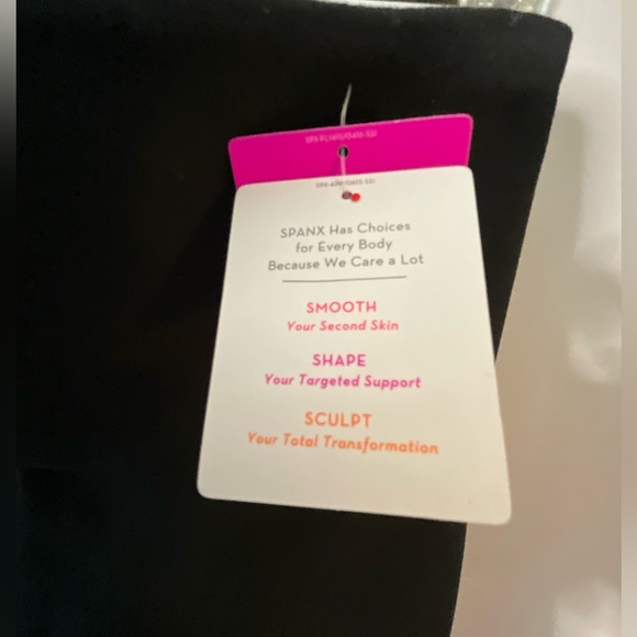 SPANX Essential Leggings FL1415 Very Black Size Small Slimming Sculpt Shape NWT - Picture 2 of 5
